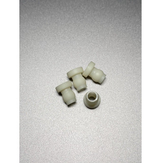 RC10 Worlds Stylesショックブッシュ (アイボリー/4個入) [FR-0002]