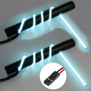 φ2フレキシブルLED 180mmダブル(BL) [LED-19-18D-BL]