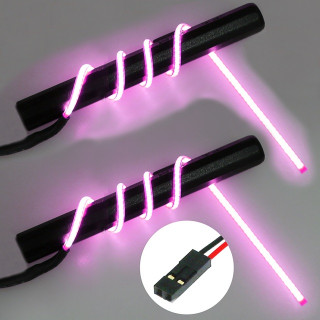 φ2フレキシブルLED 180mmダブル(PI) [LED-19-18D-PI]