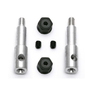 アルミ製フロントインラインアクスル RC10 BK [AS6220]