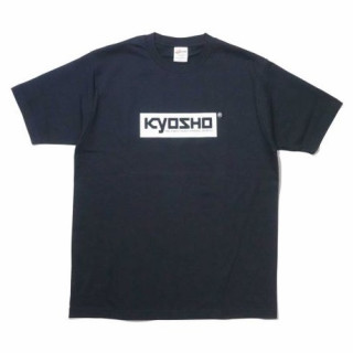 KYOSHO ボックスロゴTシャツ (ネイビー/XL) [KOS-TS01NV-XL]