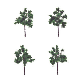 広葉樹(ディープグリーン・4本セット) [8207]