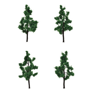 針葉樹(ディープグリーン・4本セット) [8208]