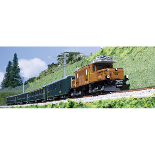 Ge6/6-I (レーティッシュ・クロコダイル) + アルプスの緑の客車 [10-1987]