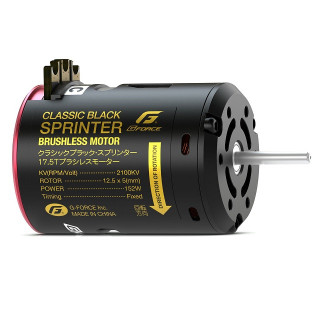 Classic Black Sprinter Brushless Motor (17.5T) [G0422]
