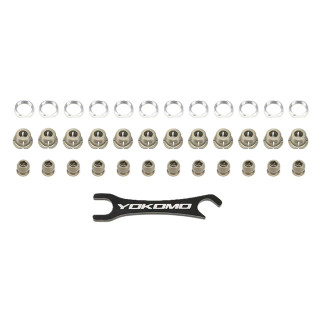 MSシリーズ用 アルミ製 ハードコート サスペンション ボール セット(12セット/1台分) [MS-B60A12]