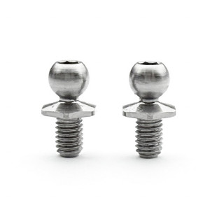 SPM チタン製 ロッドエンドボール 首短S Φ4.3mm,ネジ長4.5mm 2pcs [RT-006SNS]