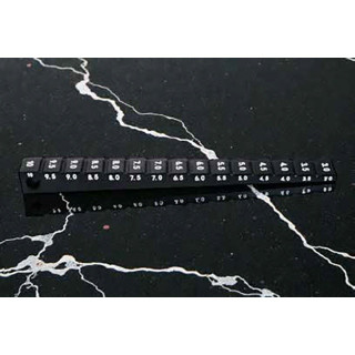 ツーリングカー用車高ゲージ (ブラック) [KG-12]