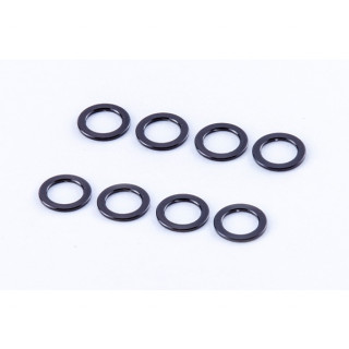 アルミ製 スペーサー (Φ4×Φ6 0.5mm厚 8枚入) [RC-A4605]