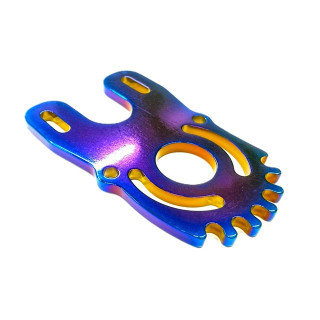 64チタン【焼き色付き】モーターマウント RD2.0/SD3.0用 [KN-YD10]