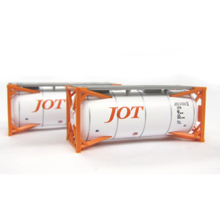 ISO20ftタンクコンテナ(日本石油輸送･オレンジ･2個入) [3194]