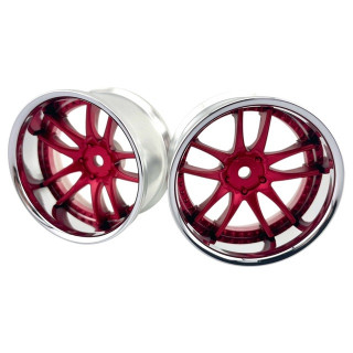 WORK EMOTION CR3P WHEEL DEEP RIM off8 Candy Red 2本入 [LW-0608CR]