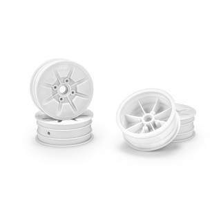 パイオニア-RC10用2.2インチフロントホイール(ホワイト) [JC-3463W]