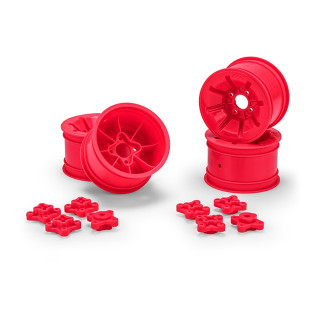 パイオニア-RC10用2.2インチリアホイール(ピンク) [JC-3464P]