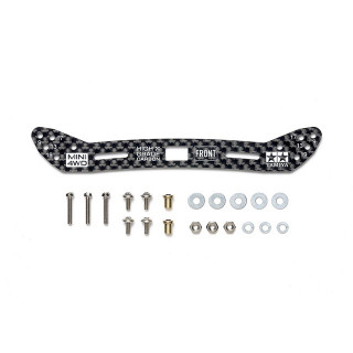 HGカーボンフロントワイドプレート(2mm)(スライドダンパー対応) [15548]