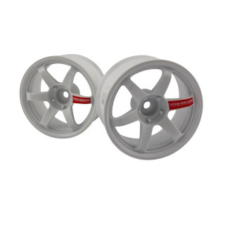 TE37 Sports WHEEL ハイトラクションtype オフセット6 ホワイト [LWH-0306WHa]