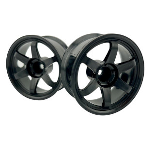 TE37 Sports WHEEL ハイトラクションtype オフセット6 ブラック [LWH-0306BKa]