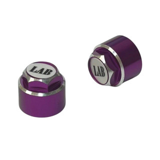 Wheel Cap Rurple Nut White logo [LP-046]