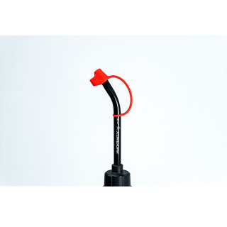 シリコン製フューエルボトルノズルキャップ (φ8-9mmノズル用/赤) [KOS09008R]