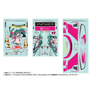 グッドスマイルレーシング キャラクターカスタマイズシリーズ051 レーシングミク 2025Ver. 1/10scale用ステッカーセット [GSR-051]