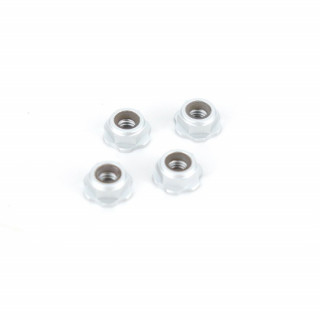 BuzzBreak BB LOCK NUT(ローハイトナイロンタイプ / シルバー / 4pcs) [BB-LN-009]