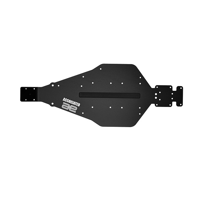 ホビー　ラジコンシャーシ　 ブラック アルミ製シャーシブラック (91StealthCar) [AS6770] - スーパーラジコン