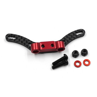 アルミ＆グラファイトフロントショックタワー Kyosho Fazer D2 FZD2 [KYFZ-029RD]