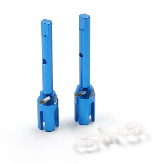 アルミメインドライブシャフトジョイント ブルー Tamiya TT02シリーズ [TATT-088BU]