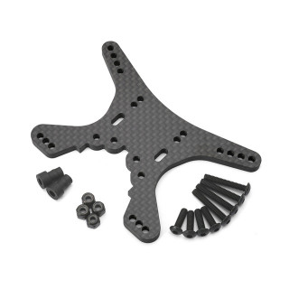 カーボングラファイト リヤダンパーステイセット (XTRADA) [GOP161]