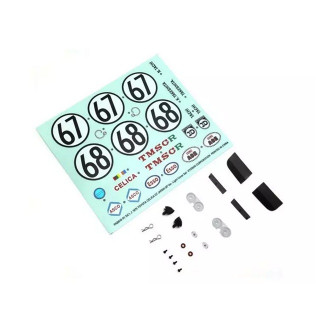 1970 セリカGT日本グランプリ仕様ライトカバーセット [FAB616-01]