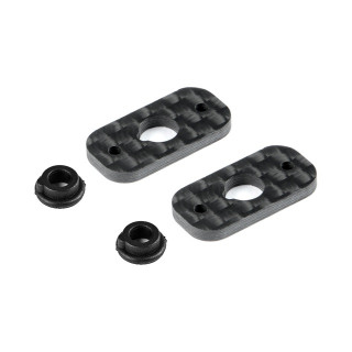 HUDYカーボンリアウイングマウント (2pcs) [293312#]