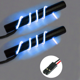 Φ2フレキシブルLED 70mmダブル (BL) [LED-19-7D-BL]