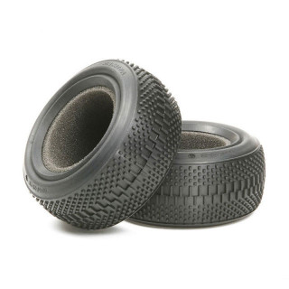 4駆前輪デュアルブロックタイヤK (62/25) [OP-1185]