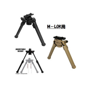 FOCUHUNTER M-Style バイポッド M-LOK BK [MZJBIP0024BK]