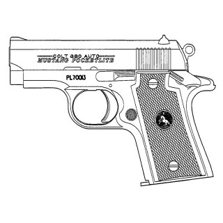 ハイランク(10才) COLT MUSTANG BK [CRW-14502]