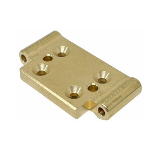 スキッドが±2度変わる!丈夫で重い真鍮フロントサスマウント (ヨコモ2WDバギー用) [TE-BFSYK275]