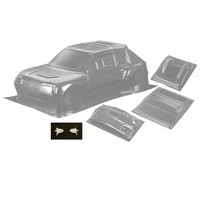 1/10ラリーカーボディ205ターボ(190mm幅) [AV0114#2]