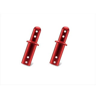 アルミボディマウントキャップS(タミヤ用/レッド) [TGE-130R]