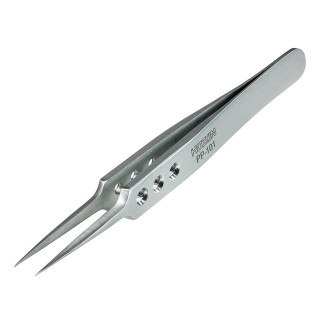 HOZAN ステンレス強力型ピンセット  先細型 先端幅：0.3mm　[PP-101]