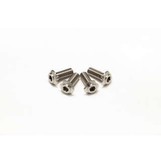 64チタン切削ロープロヘッドヘックススクリューM3×8(4pcs) [HS-48855B]