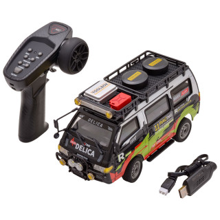 【予約】 APECAR 1/24 4WD RCカー デリカ グリーン/ブラック *JXC5813B-GB