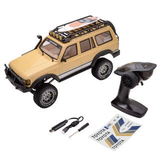 【予約】 APECAR 1/12 4WD RCカー ランドクルーザー LC80 デザート *JXC5826-DE