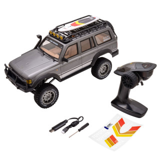 【予約】 APECAR 1/12 4WD RCカー ランドクルーザー LC80 グレー *JXC5826-G
