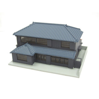 寄棟造りの町家1(黒壁) [23-482B]