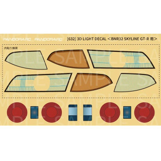 3D Light Decal SET BNR32 SKYLINE GT-R用 [VGP-632]