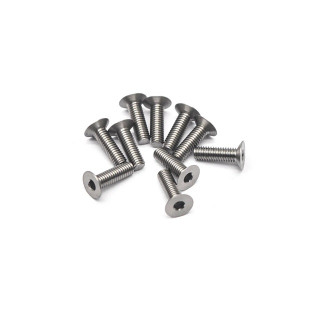110度 チタン皿ビス M3x10mm(10pcs) [AM16CS3010]