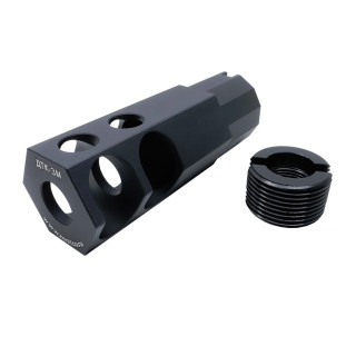 マルイAKM/次世代102用Zenitco DTK-3MタイプWII-02372(BK)24mm正/14mm逆対応 [WII-02372]