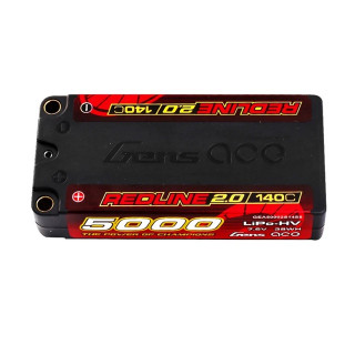 Gens ace Redline 5000mAh 7.6V LiPo2S140C ショーティー [GEA50002S14S5]