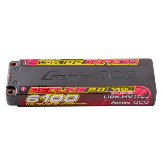 Gens ace Redline 6100mAh 7.6V LiPo2S140C [GEA61002S14D5]