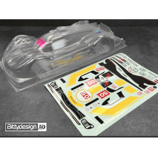 499T クリアハイパーカーボディ1/10 190mm (TT-02用ライトウェイト) [BDLMH-190499T]
